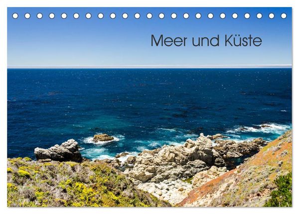 Meer und Küste (Tischkalender 2024 DIN A5 quer), CALVENDO Monatskalender
