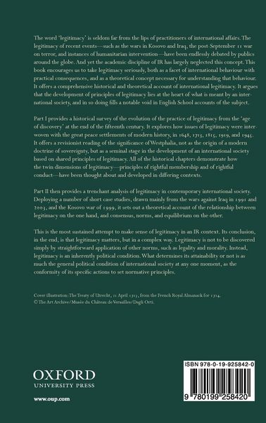 Produktbild: Legitimacy in International Society