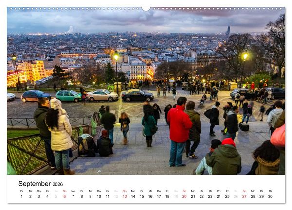 Produktbild: Paris, s'il vous pla&icirc;t! (hochwertiger Premium Wandkalender 2026 DIN A2 quer), Kunstdruck in Hochglanz