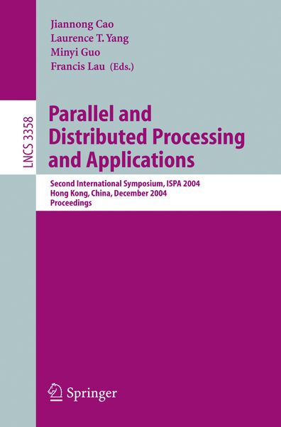 Produktbild: Parallel and Distributed Processing and Applications