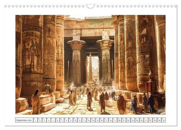 Produktbild: Im Schatten der Pyramiden (Wandkalender 2026 DIN A3 quer), CALVENDO Monatskalender