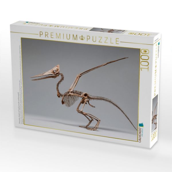 Produktbild: CALVENDO Puzzle Pteranodon-Skelett mit Fl&uuml;gelspannweite und Kammprofil | 1000 Teile Lege-Gr&ouml;&szlig;e 64x48cm Foto-Puzzle f&uuml;r gl&uuml;ckliche Stunden