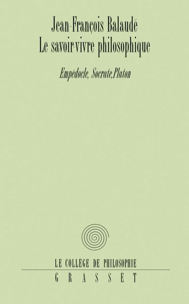 Produktbild: Le savoir-vivre philosophique