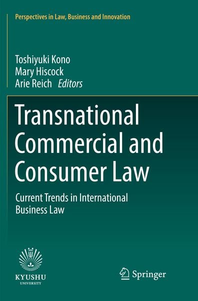 Produktbild: Transnational Commercial and Consumer Law