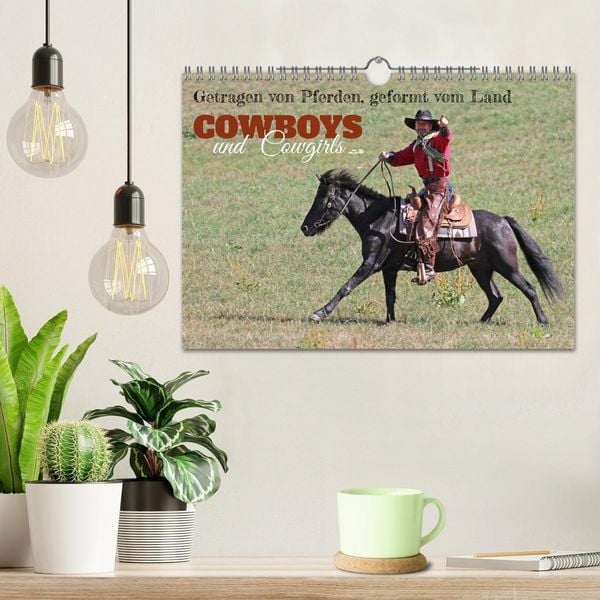 Produktbild: Getragen von Pferden, geformt vom Land - COWBOYS und Cowgirls (Wandkalender 2027 DIN A4 quer), CALVENDO Monatskalender