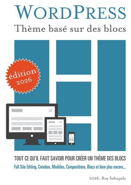 Produktbild: WordPress Th&egrave;me bas&eacute; sur des blocs