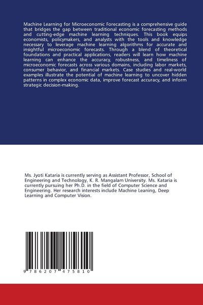 Produktbild: Machine Learning for Microeconomic Forecasting
