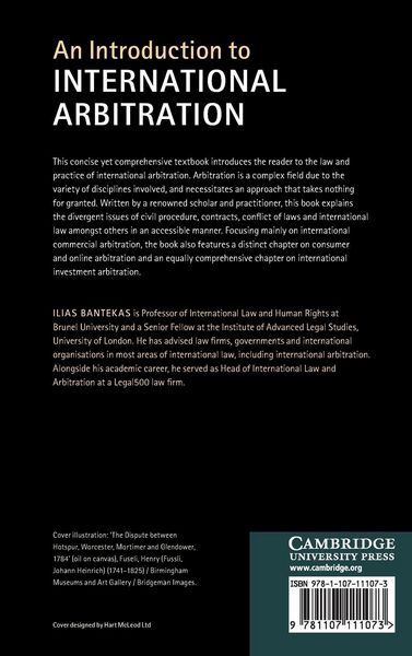Produktbild: An Introduction to International Arbitration