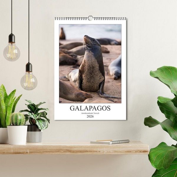 Produktbild: Galapagos - Atemberaubende Tierwelt (Wandkalender 2026 DIN A3 hoch), CALVENDO Monatskalender
