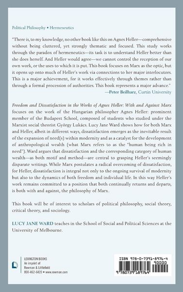 Produktbild: Freedom and Dissatisfaction in the Works of Agnes Heller