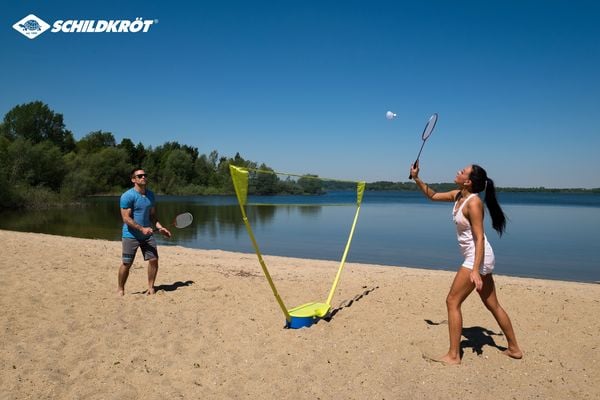 Produktbild: SK Badminton Set COMPACT im Kunststoffkoffer