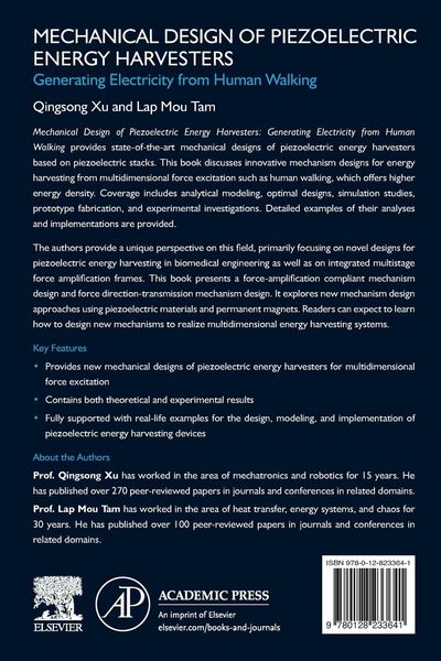Produktbild: Mechanical Design of Piezoelectric Energy Harvesters