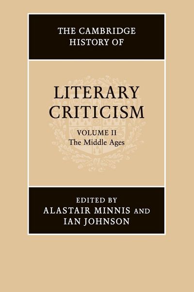 Produktbild: The Cambridge History of Literary Criticism
