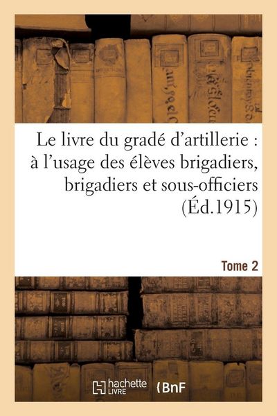 Produktbild: Le livre du grad&eacute; d'artillerie