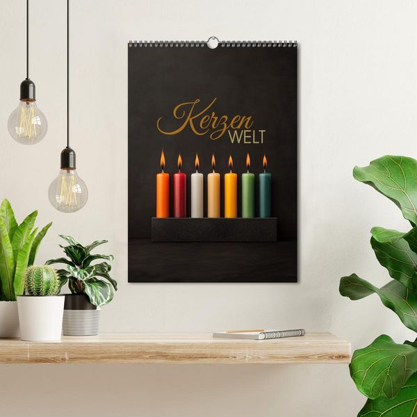 Produktbild: Kerzenwelt (Wandkalender 2026 DIN A3 hoch), CALVENDO Monatskalender