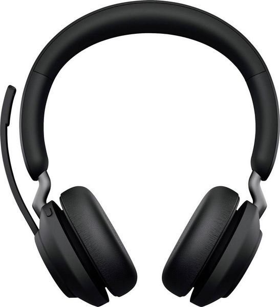 Produktbild: Jabra Evolve2 65 UC On Ear Headset Bluetooth&reg; Stereo Schwarz Lautst&auml;rkeregelung, Batterieladeanzeige, Mikrofon-Stummschaltung Telefon