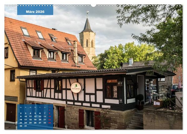 Produktbild: Kontraste Waiblingen (Wandkalender 2026 DIN A2 quer), CALVENDO Monatskalender