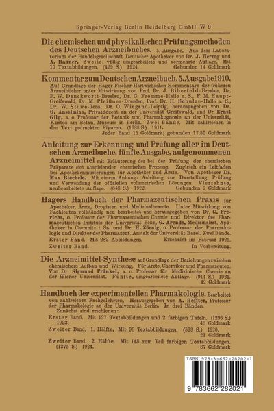 Produktbild: Tabellen f&uuml;r das pharmakognostische Praktikum