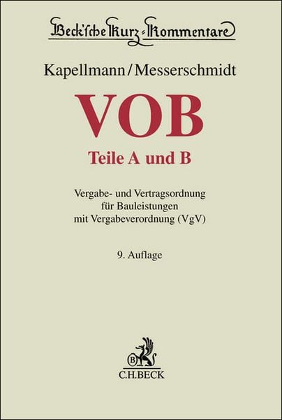 Produktbild: VOB Teile A und B