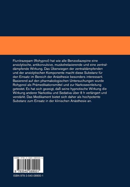 Produktbild: Rohypnol (Flunitrazepam), Pharmakologische Grundlagen, Klinische Anwendung