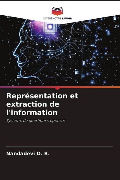 Produktbild: Repr&eacute;sentation et extraction de l'information