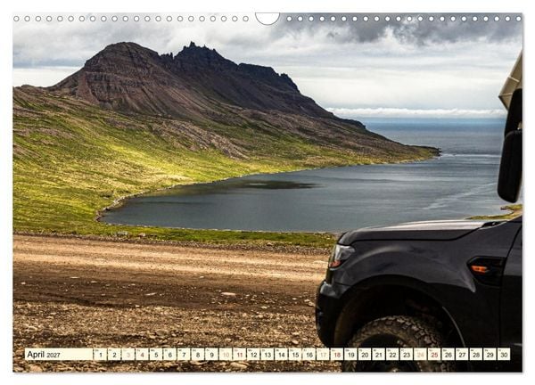 Produktbild: Overlanding on Iceland - Mit dem 4x4 Camper kreuz und quer &uuml;ber die Insel (Wandkalender 2027 DIN A3 quer), CALVENDO Monatskalender