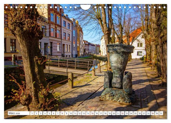 Produktbild: Wismar - Die Ostseeperle unter den deutschen Hansest&auml;dten (Wandkalender 2026 DIN A4 quer), CALVENDO Monatskalender