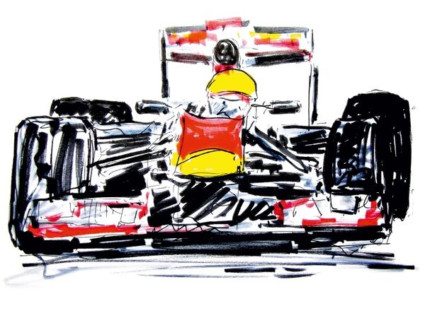 Produktbild: CALVENDO Puzzle Illustration Red Bull RB 8 | 1000 Teile Lege-Gr&ouml;&szlig;e 64x48cm Foto-Puzzle f&uuml;r gl&uuml;ckliche Stunden