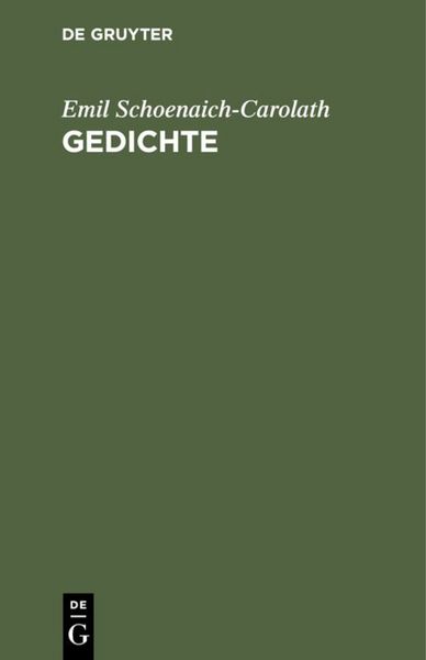 Produktbild: Gedichte