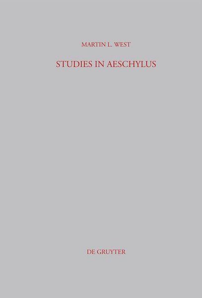 Produktbild: Studies in Aeschylus