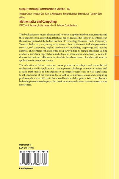 Produktbild: Mathematics and Computing