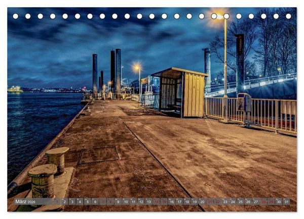 Produktbild: Hamburg City Vibes (Tischkalender 2026 DIN A5 quer), CALVENDO Monatskalender