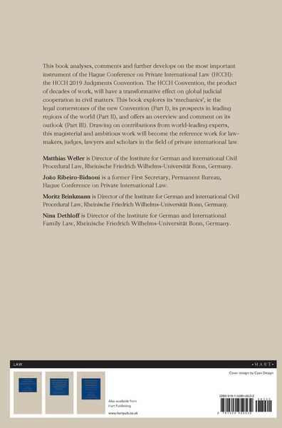 Produktbild: Hcch 2019 Judgments Convention