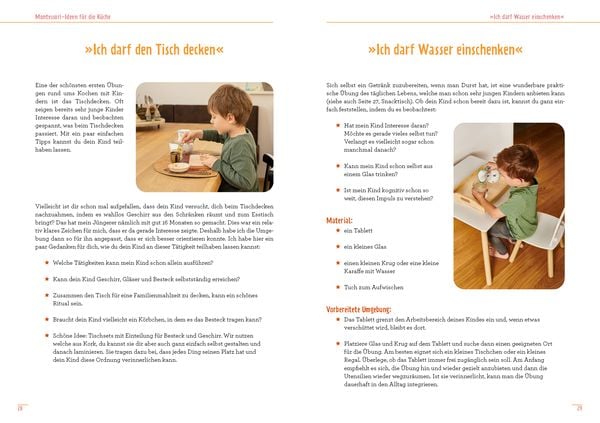 Produktbild: Montessori-Ideen für die Küche – Kochen mit Kindern