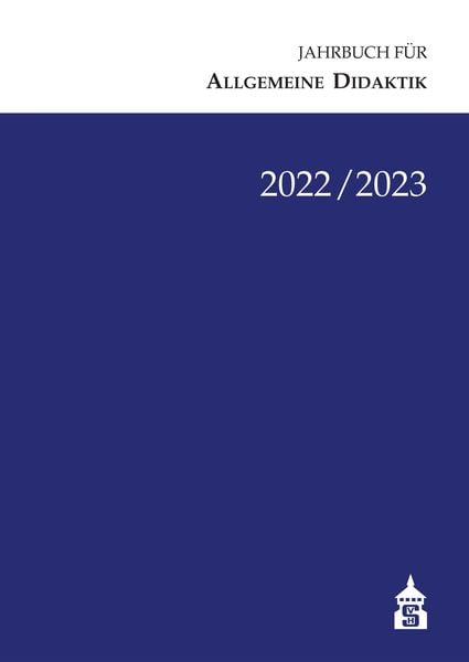 Produktbild: Jahrbuch f&uuml;r Allgemeine Didaktik 2022/2023