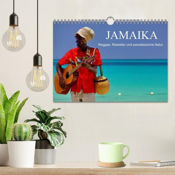 Produktbild: JAMAIKA Reggae, Rastafari und paradiesische Natur. (Wandkalender 2026 DIN A4 quer), CALVENDO Monatskalender