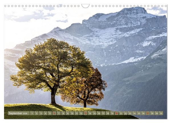 Produktbild: Schweizer Panorama - Von den Alpen bis zu den Seen (Wandkalender 2026 DIN A3 quer), CALVENDO Monatskalender