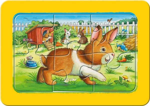 Produktbild: Puzzle Ravensburger Meine Tierfreunde 3 X 6 Teile