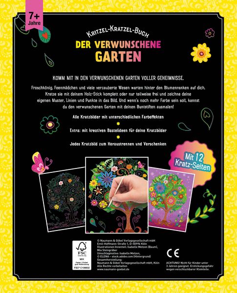 Produktbild: Der verwunschene Garten &bull; Kritzel-Kratzel-Buch