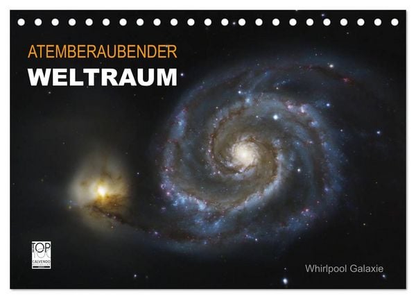 Produktbild: Atemberaubender Weltraum (Tischkalender 2026 DIN A5 quer), CALVENDO Monatskalender