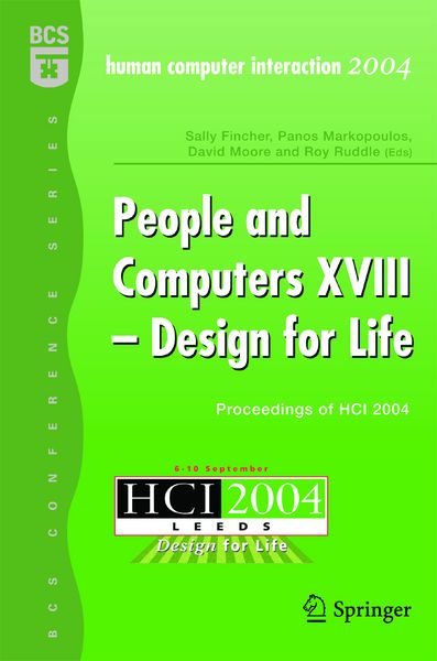 Produktbild: People and Computers XVIII - Design for Life