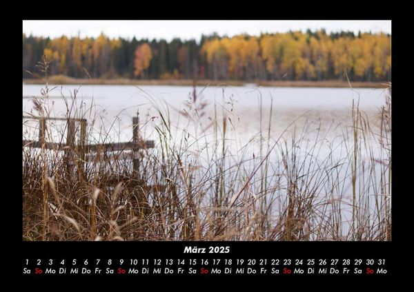 Produktbild: Tage am See 2025 Fotokalender DIN A3