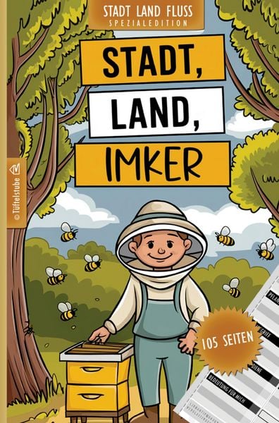 Produktbild: Stadt, Land, Imker - 105 Seiten - Stadt-Land-Fluss-Spezialedition f&uuml;r Bienenfreunde