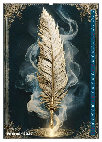Produktbild: Umbrae Libri (Wandkalender 2027 DIN A2 hoch), CALVENDO Monatskalender