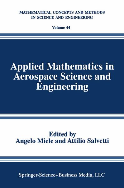 Produktbild: Applied Mathematics in Aerospace Science and Engineering