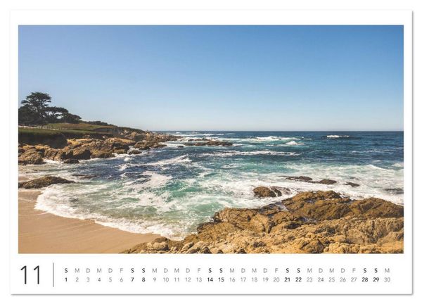 Produktbild: California Highway No. 1 - Die sch&ouml;nste K&uuml;stenstra&szlig;e der USA (Wandkalender 2026 DIN A4 quer), CALVENDO Monatskalender
