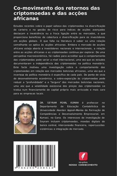 Produktbild: Co-movimento dos retornos das criptomoedas e das ac&ccedil;&otilde;es africanas