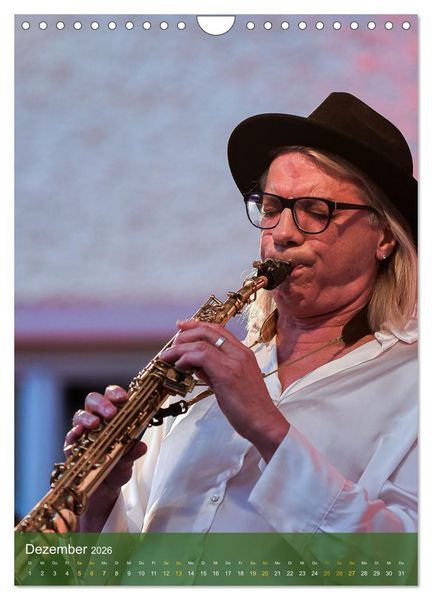 Produktbild: Jazz and more in Weimar (Wandkalender 2026 DIN A4 hoch), CALVENDO Monatskalender