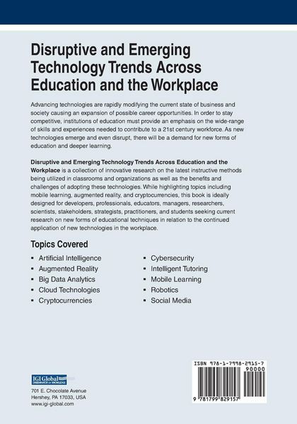 Produktbild: Disruptive and Emerging Technology Trends Across Education and the Workplace