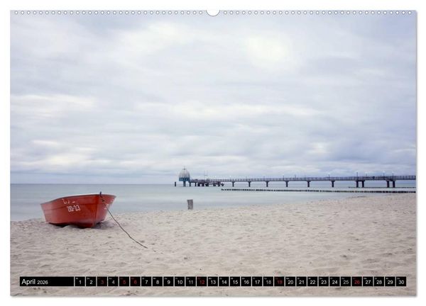 Produktbild: Fischland Dar&szlig; Zingst &ndash; Die Halbinsel an der Ostsee (Wandkalender 2026 DIN A2 quer), CALVENDO Monatskalender